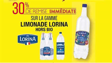 Offre La Gamme Limonade Lorina Hors Bio Chez Match