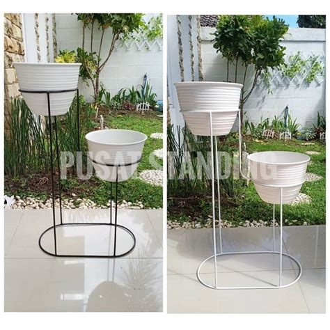 Jual Standing Pot Besi Bunga Rak Bunga Susun Standing Murah Shopee