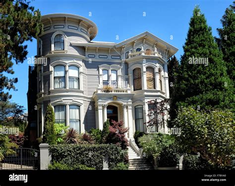 Mansions in San Francisco Stock Photo - Alamy