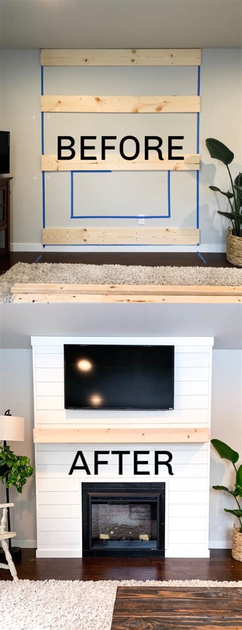 Diy Shiplap Fireplace Shiplap Fireplace Diy Shiplap Fireplace Build A Fireplace