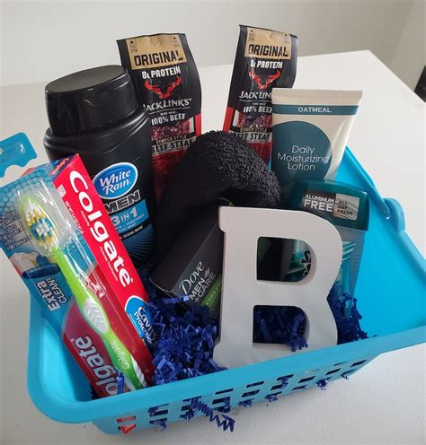 Men S Gift Basket Men S Toiletry Gift Basket Etsy