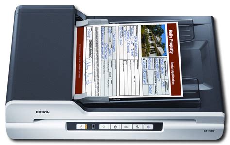 Best Buy Epson WorkForce GT 1500 Document Scanner Gray B11B190011