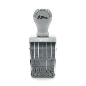 Shiny Numbering Stamp N Mm Rubber Stamp Online