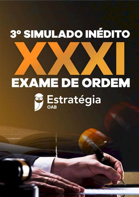 PDF XXXI Exame De Ordem Unificado Prova Objetiva Profissional