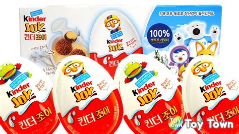 Pororo And His Friends Toy In Kinder Joy Surprise Chocolate 뽀로로 킨더조이