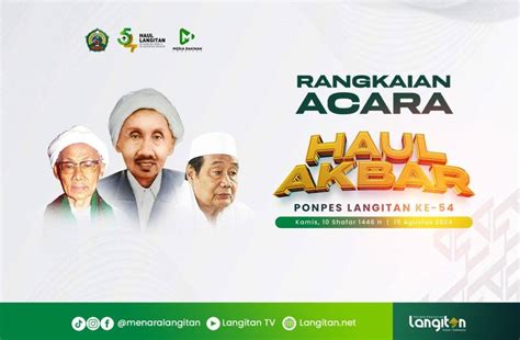 Rangkaian Acara Haul Akbar Langitan Ke 54 Pondok Pesantren Langitan