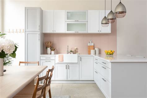 Pink Backsplash Kitchen Things In The Kitchen