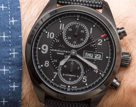 Hamilton Khaki Field Auto Chrono Watch Hands-On | aBlogtoWatch