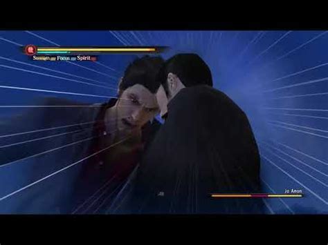 Yakuza Remastered Kiryu Vs Jo Amon No Damage No Equipment