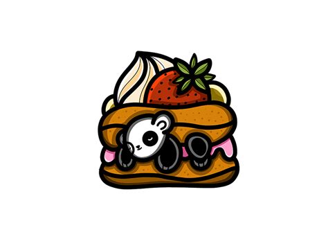 Sleeping Panda In A Cake By Nataliia Tonyeva ʕ´• ᴥ •`ʔ On Dribbble