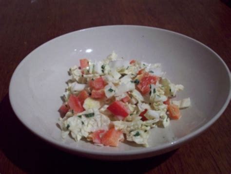 Chinakohlsalat Mit Mandarinen Rezept Mit Bild Kochbar De