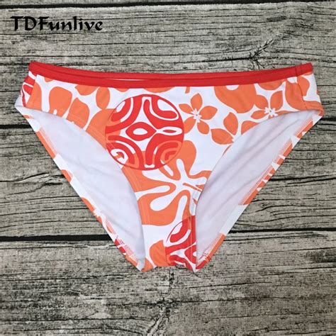 TDFunlive Women Bikini Bottoms Two Piece Separates Solid Print Striped