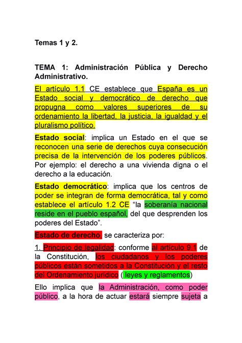 Temas 1 y 2 Apuntes 1 y 2 Temas 1 y 2 TEMA 1 Administración