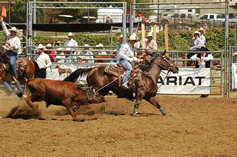 Girl Team Roping Champions at National High School Finals Rodeo