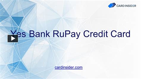 Ppt Yes Bank Rupay Credit Card Powerpoint Presentation Free To