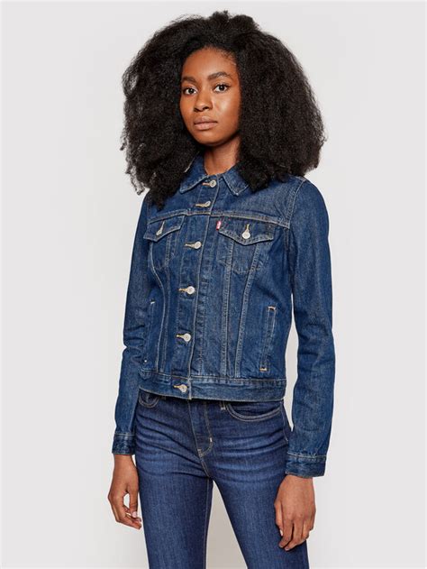 Levi S Veste En Jean The Original Trucker 29945 0036 Bleu Marine