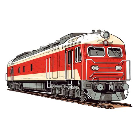 Diesel Train Locomotive Retro, Train, Locomotive, Railroad PNG ...