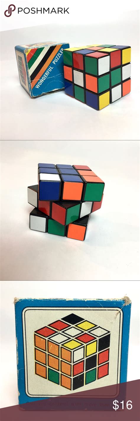 Vintage Rubix Cube Rubiks 1980s Rubix Vintage Cube