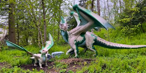 Dragons parcours dans les arbres et mini ferme au château parc de