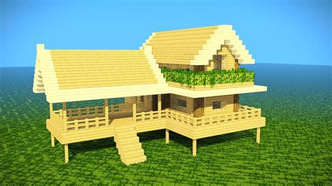 Minecraft Starter House Tutorial How To Build A House In Minecraft