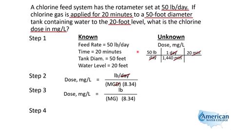 Water Treatment Math | Chlorine Dose Calculation - YouTube