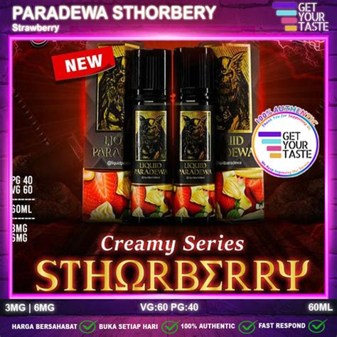 Jual Liquid Paradewa Sthorberry V4 Strawberry 60ML By Rcraft 6MG 60ML