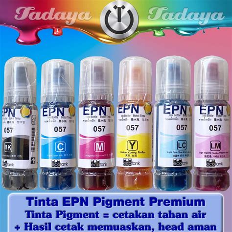 Jual Tinta EPN Compatible Epson 057 T 057 Pigment Printer Epson L8050