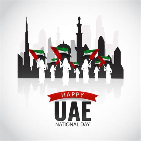 Premium Vector National Day United Arab Emirates Celebration Banner