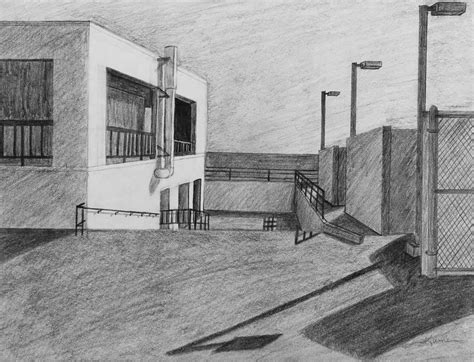 School Building Drawing at PaintingValley.com | Explore collection of ...