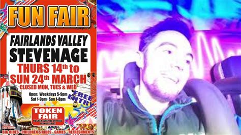 Stevenage Funfair Vlog March Youtube