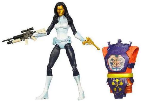 Marvel Legends Arnim Zola Series Madame Masque Action Figure White Blue