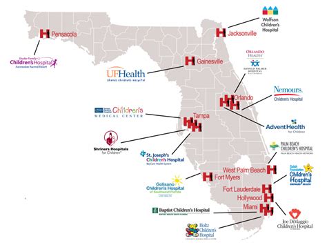 Member Hospitals | Florida Association of Children's Hospitals