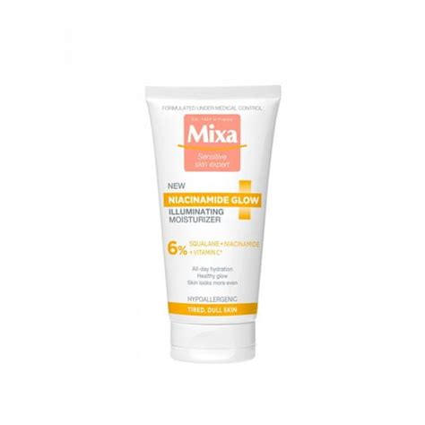 Mixa Niacinamide Glow vlažilna krema 50 ml mimovrste