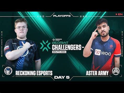 Reckoning Esports Vs Aster Army Valorant Challengers South Asia