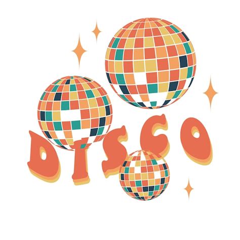 Premium Vector Disco Ball Template For Postcard Poster Banner Disco