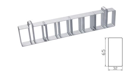 Rectangular Ring 8 Indents Anodized Pastry Accessories Shanghai Sovol