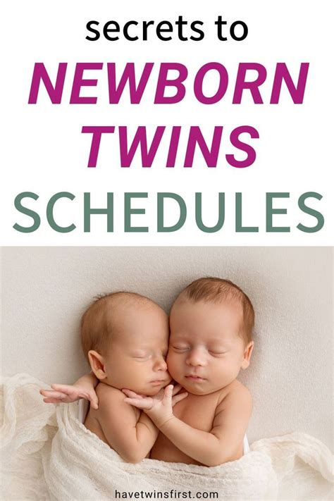 How To Maintain A Newborn Twin Schedule Sample Schedules And More Artofit