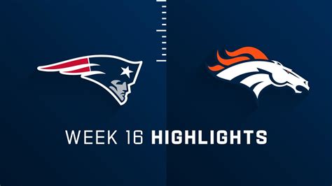 New England Patriots vs. Denver Broncos highlights | Week 16