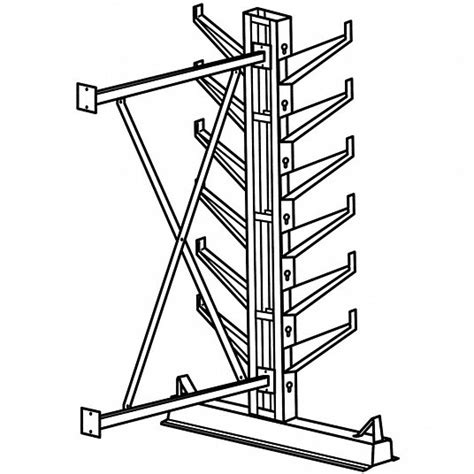 Jarke Add On Medium Duty Cantilever Rack 4uk80cr 7a Grainger