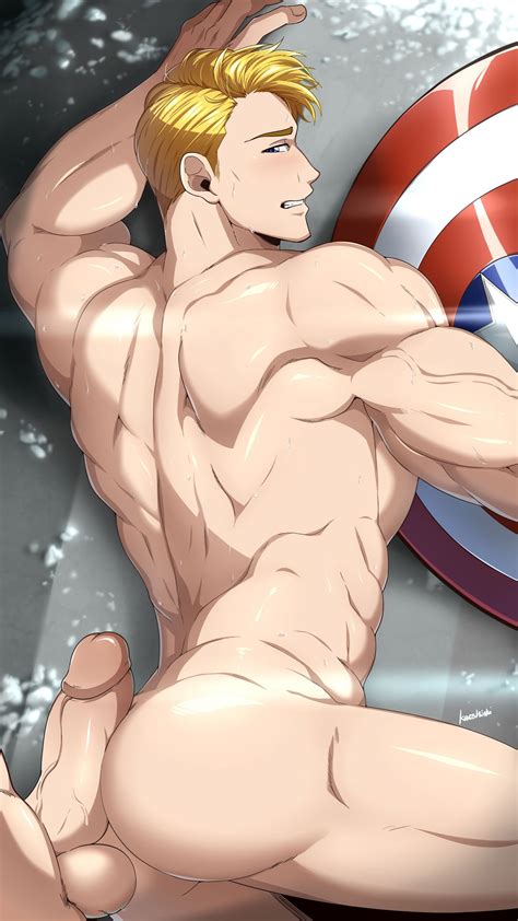 Rule 34 2boys Alternate Version Available Ass Biceps Blonde Hair Blue Eyes Captain America Gay