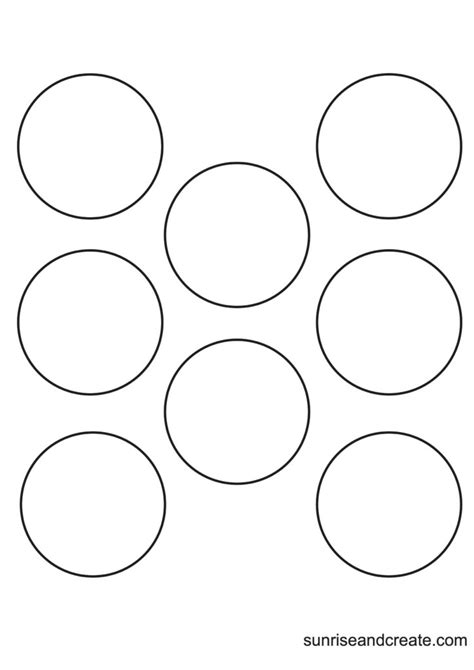 Free Printable Circle Templates