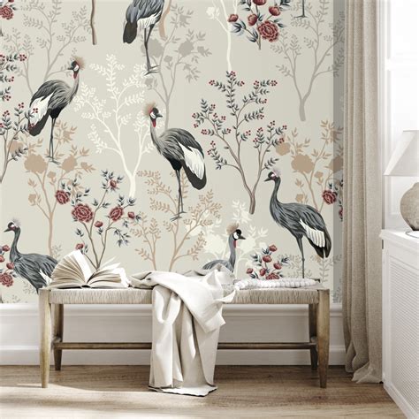 Chinoiserie Bird Wall Creations