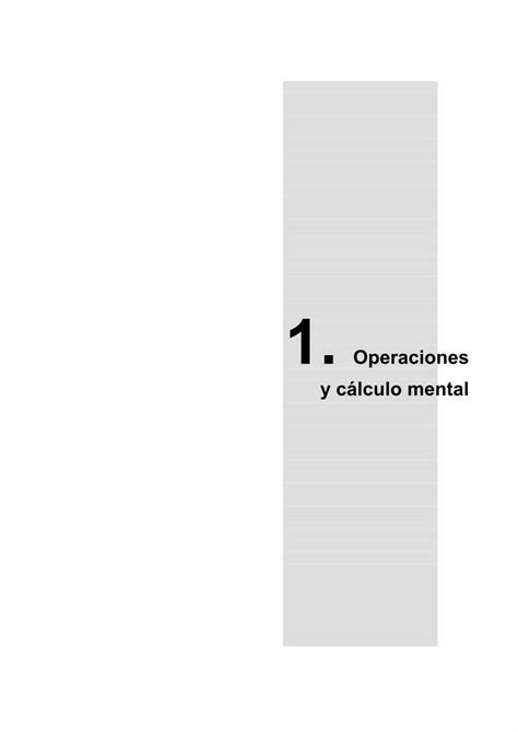 PDF 1 Operaciones y cálculo mental PÁGINA WEB DE 1 pdfOperaciones