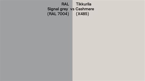 Ral Signal Grey Ral Vs Tikkurila Cashmere X Side By Side