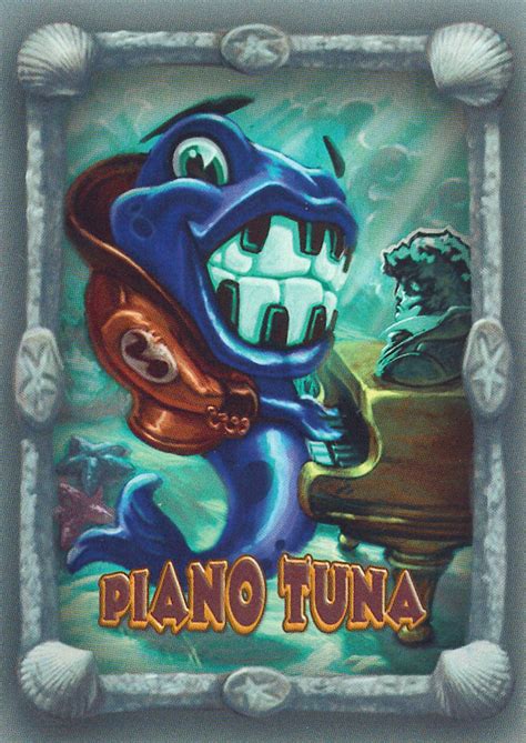 Toontown Library, Series 1 Fish trading cards.