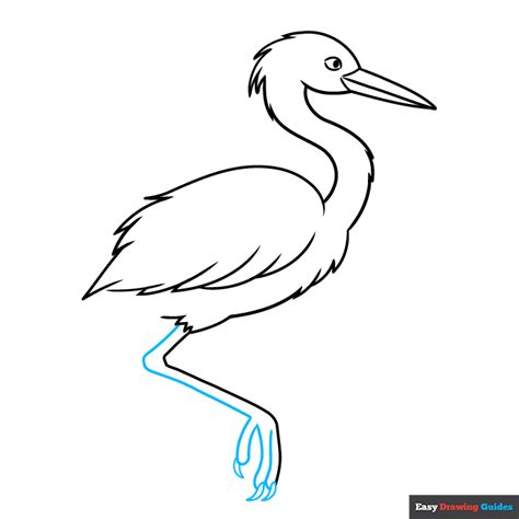 How To Draw A Heron Really Easy Drawing Tutorial