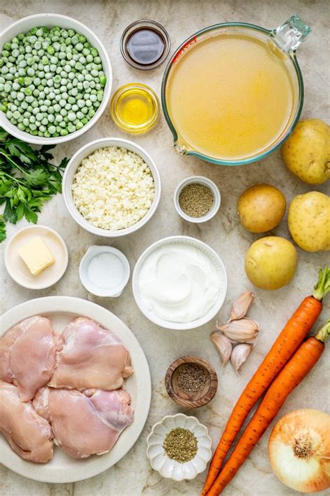 Creamy Chicken Potato Soup With Added Veggies The Natural Nurturer