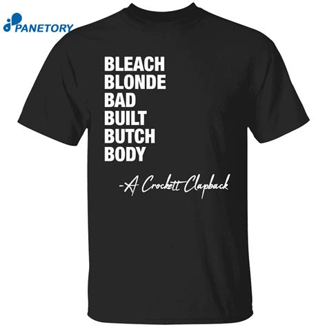 Jasmine Crockett Bleach Blonde Bad Built Butch Body Shirt 2025