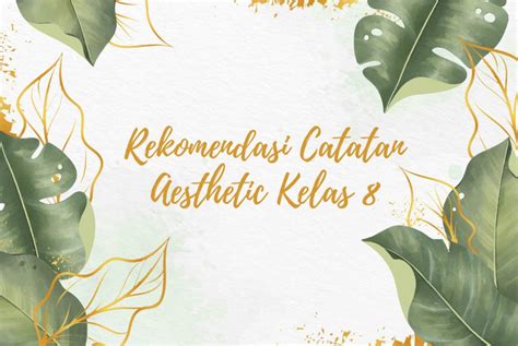 Detail Aplikasi Catatan Pelajaran Aesthetic Koleksi Nomer