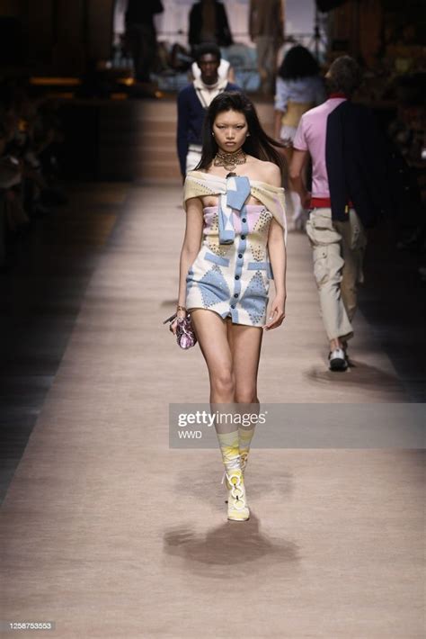 Model On The Runway At Dsquared2 Spring 2024 Co Ed Ready To Wear